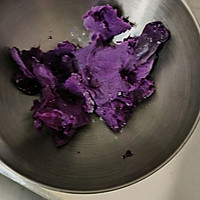 Step 1 for Pulling Purple Sweet Potato Cake