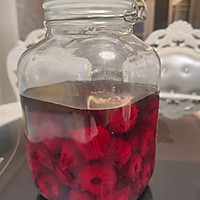 Step 7 of the Recipe for Roselle Wine and Roselle Jam