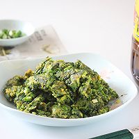 #寻味外婆乡传承春日宴#【荠菜炒鸡蛋】 清香鲜嫩的做法图解8
