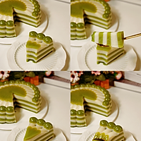 Step 8 for Making Artemisia Coconut Thousand-Layer Water Chestnut Cake