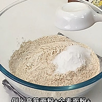 Whole Wheat Soda Bread Zero Sugar Oil Kneading-free Fermentation-free Illustrated Recipe 2