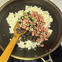 Step 5 for Making Sea Cucumber Fried Rice