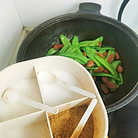 Step 7 for Stir-Fried French Beans with Chinese Sausage