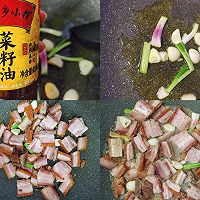 #寻味外婆乡传承春日宴#烧肉炒菜花的做法图解3