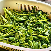 Watercress Pork Rib Soup & Mushroom Stir-Fry Watercress Step 1