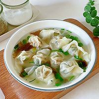 #春日尝鲜#鲜肉菠菜馅馄饨的做法图解7
