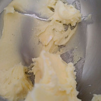 Step 2 of making non-collapsing and non-concave choux pastry