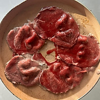 Step 1 for Beef and Egg Wrap