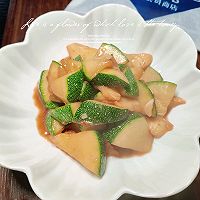 #春日尝鲜#酱香元宝嫩南瓜的做法图解1
