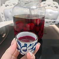 Step 9 of the Recipe for Roselle Wine and Roselle Jam