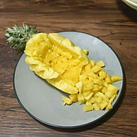Step 1 for Pineapple Egg Fried Rice