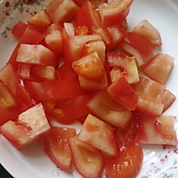 Step 1 for Tomato Stewed Tofu