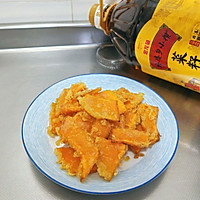#寻味外婆乡传承春日宴#Recipe for Vegetarian Pumpkin Tempura Illustrated 1