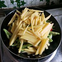#做川菜用豪吉#香辣下饭家常素三鲜的做法图解8