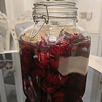 Step 6 of the Recipe for Roselle Wine and Roselle Jam