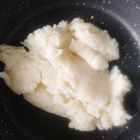 Step 10 of making non-collapsing and non-concave choux pastry