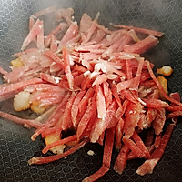 Step 2 for Spicy Garlic Pork Stir-Fried with Cilantro