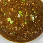 Stewed tomatoes with beef and potatoes