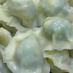 Lettuce, shrimp, dried shrimp and egg soup