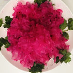 Loofah with egg noodles